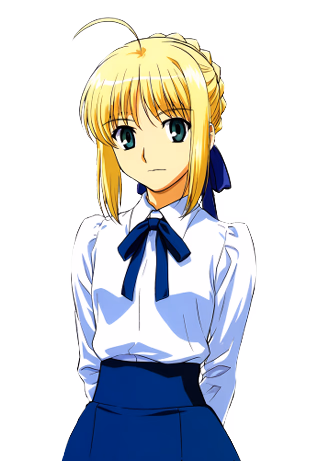 Artoria Pendragon - The legendary King of Knights summoned as your Saber-class servant in modern Fuyuki City, balancing