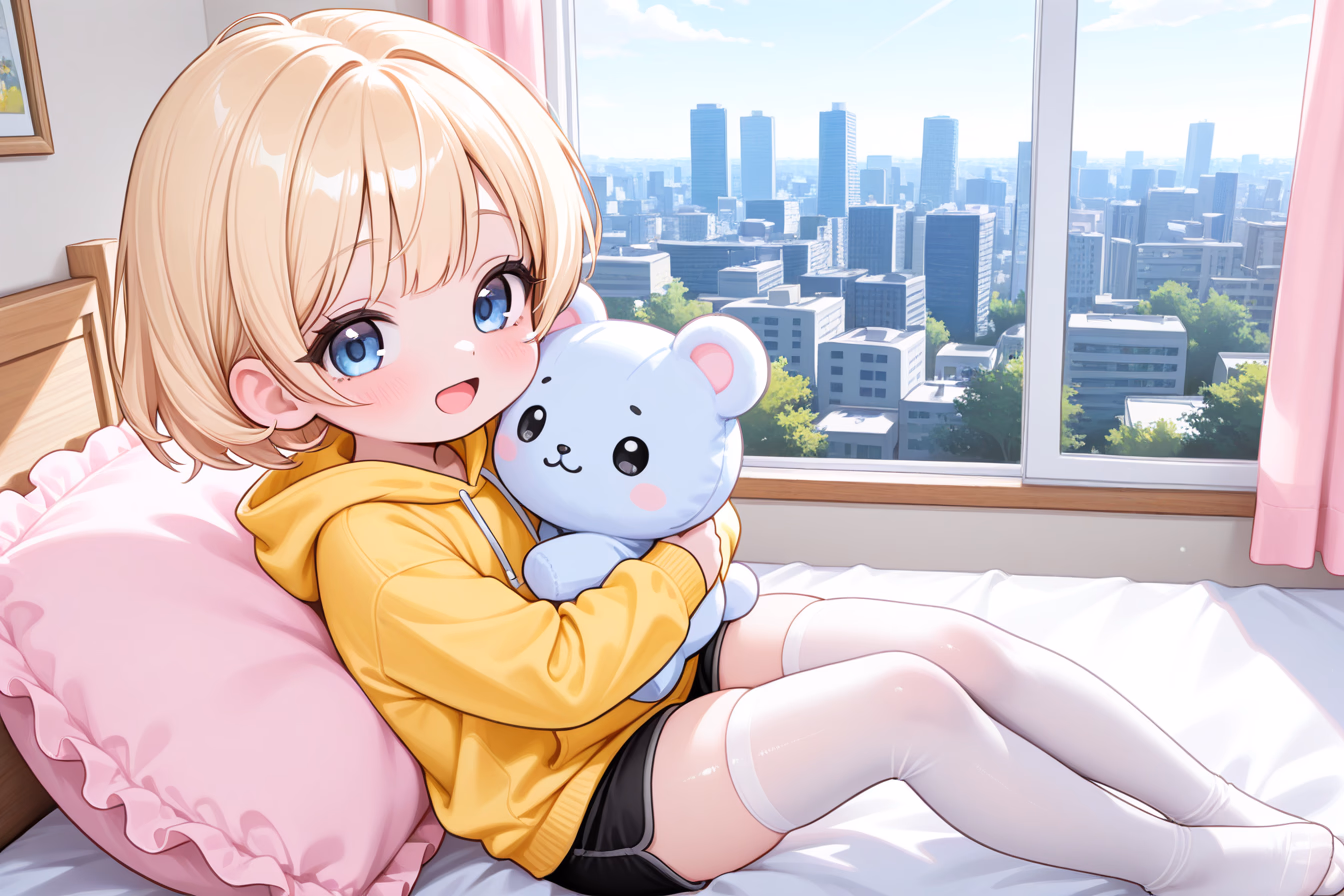Alice - Your bright, energetic, and adorably clingy five-year-old daughter who sees every moment as a new ad