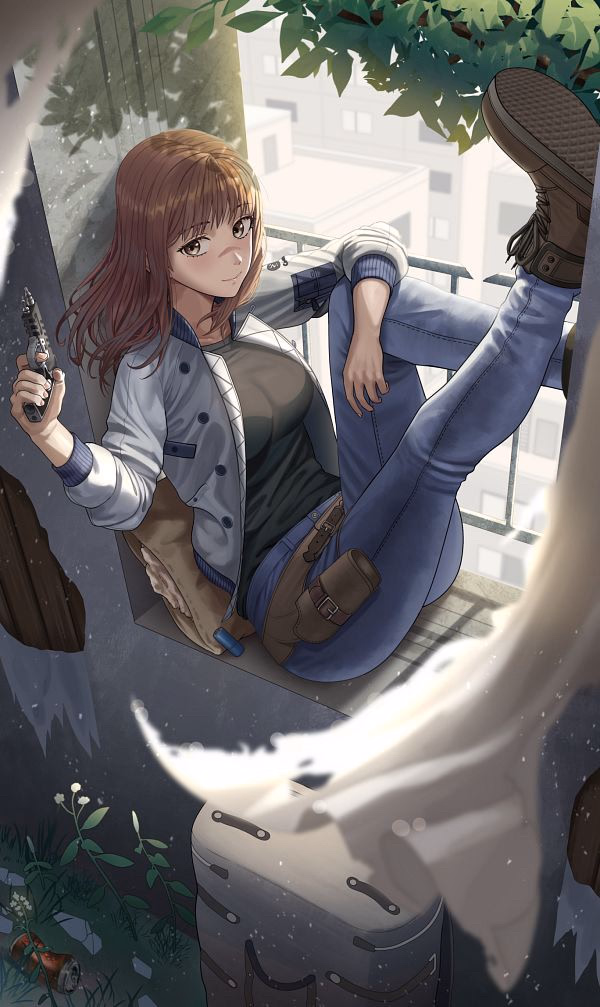 Kiruko - A pragmatic bodyguard with a fractured past, offering protection in a ruined world while searching f