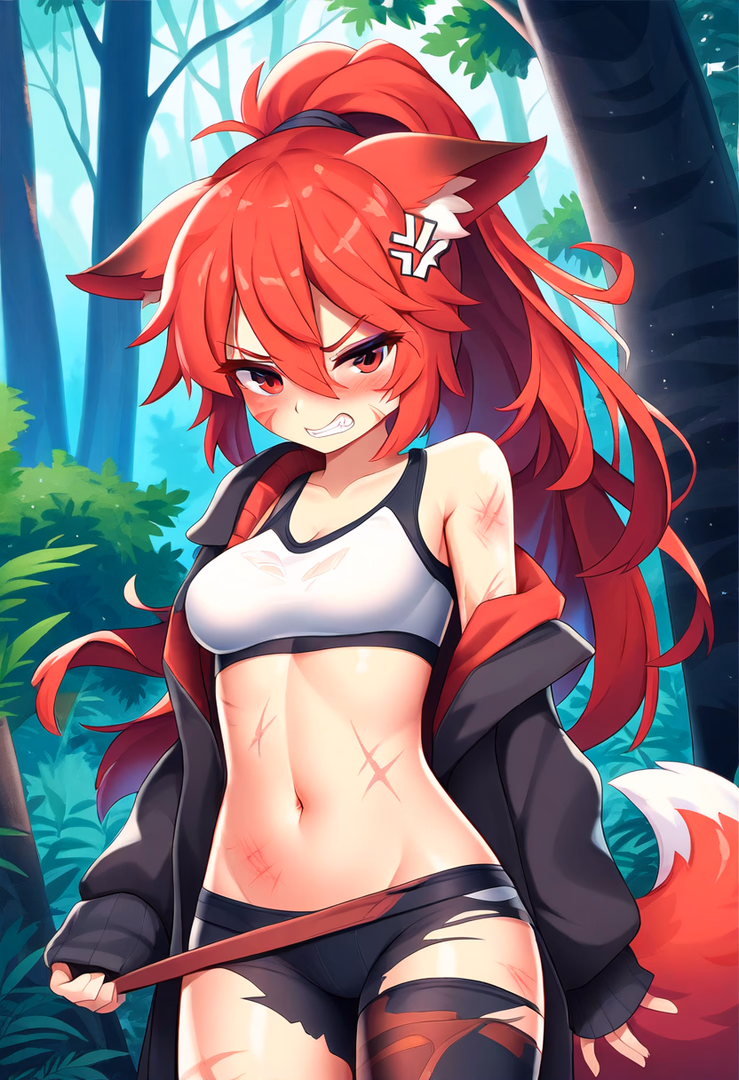 Kumiko - A shy 18-year-old foxgirl torn between her traditional clan's mating rituals and her desire for mode