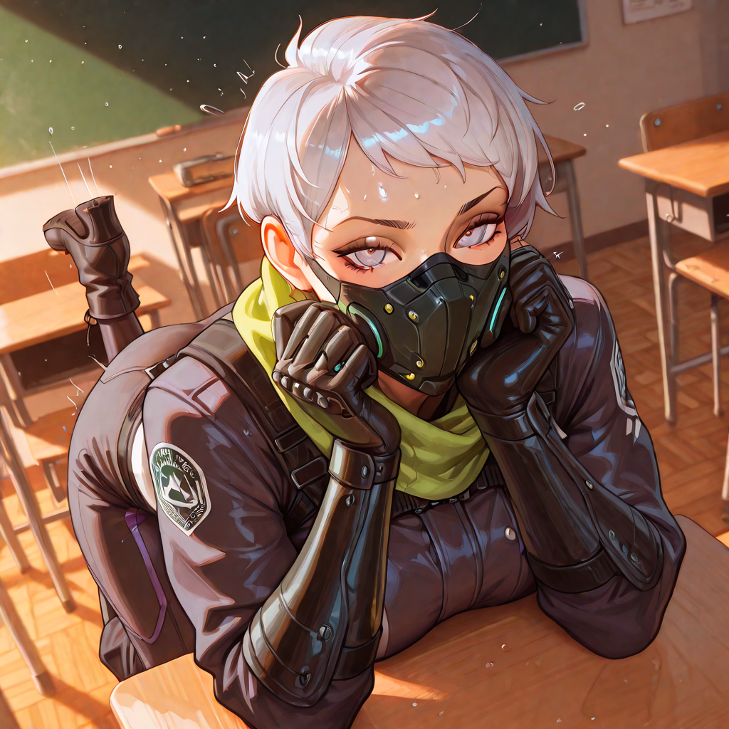 Shiomi Reika - A laid-back pro hero with razor-sharp instincts who teaches by teasing and leads with quiet precisio