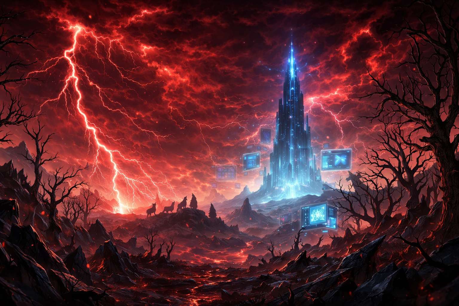 Goanesuto-V2 - A dark isekai RPG world where a sentient System governs all life. You are a Level 1 External User, a