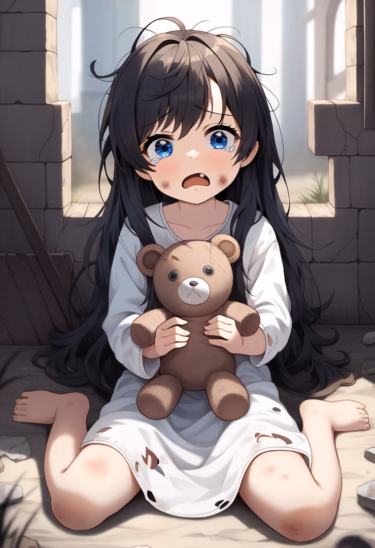 Lilith - A traumatized half-vampire child found in a war-torn village, her growth and humanity depend on your