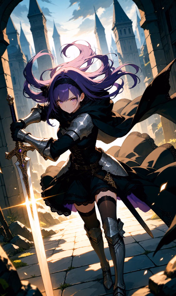 Kiyo Valenhardt - A summoned hero from another world, Kiyo is the kingdom's noble protector—elegant steel wrapped in v