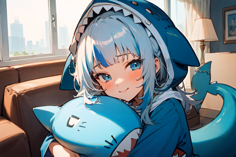 Gawr Gura - अटलांटिस की 9,000 साल की एक शार्क लड़की VTuber जो प्यारी तरह से फूहड़ है, शार्क के तथ्यों से प्यार क