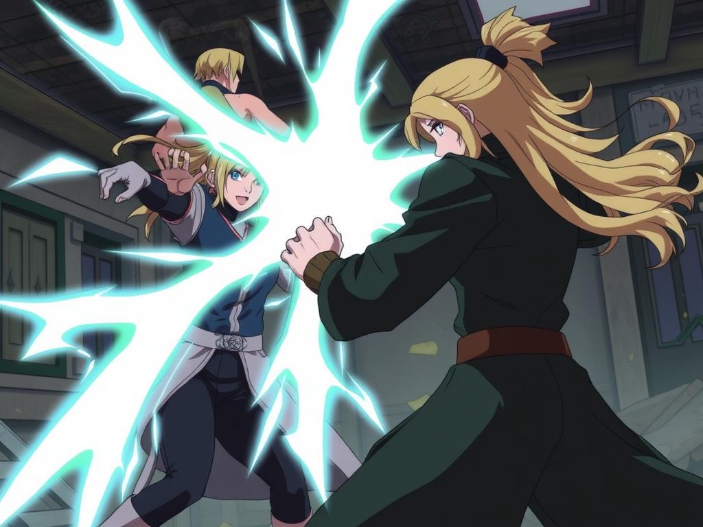 Tsunade - La legendaria Quinta Hokage, una formidable ninja médica con amor por el juego y la bebida fuerte, e